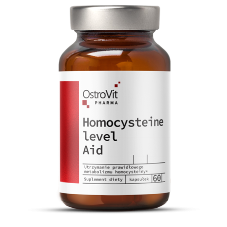 OstroVit Pharma Homocysteine Level Aid 60 kapsułek Betaina cholina b2 b6 b12 b7 b9