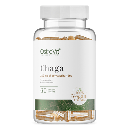 OstroVit Chaga VEGE 60 kapsułek