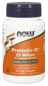 NOW NutraFlora FOS powder 113 gr  Bifidus i Acidophilus 