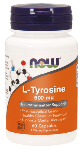 NOW Foods L-Tyrozyna 500mg 60kaps