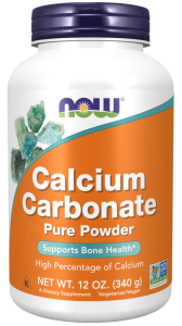NOW Foods Calcium Carbonate Powder Węglan wapnia 340g