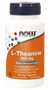 NOW Foods L- Teanina – 90 kapsułek 