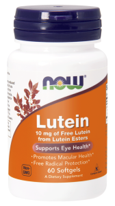 NOW Foods  Luteina 10 mg – 60 kaps  