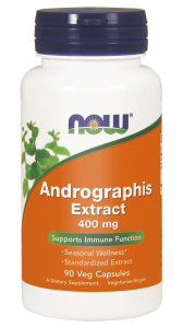 NOW Foods Andrographis Extract 400 mg – 90 kaps 