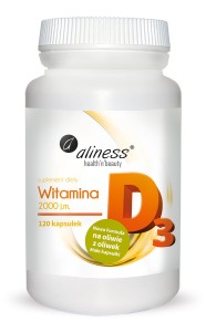 ALINESS Witamina D3 2000 IU 120kaps  D-3