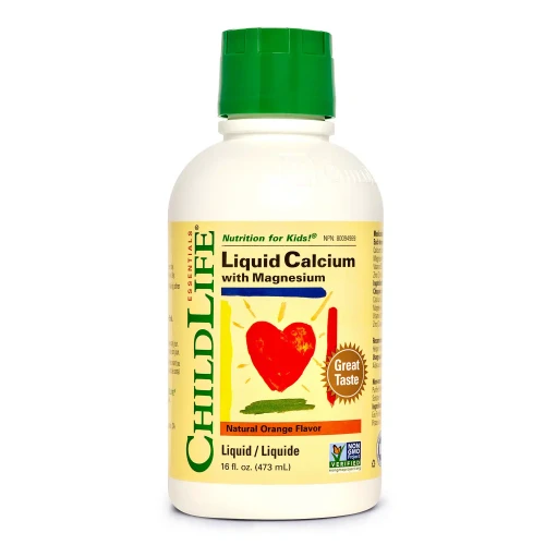 Child Life Liquid Calcium with Magnesium Wapń magnez 473ml
