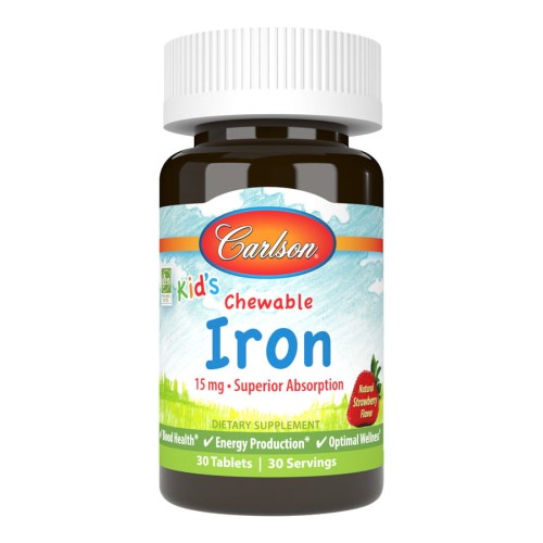 Carlson Labs Kid's Chewable Iron żelazo