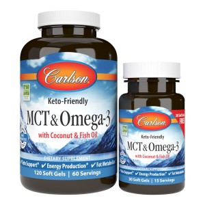 Carlson Labs MCT & Omega-3 120 + 30 gratis