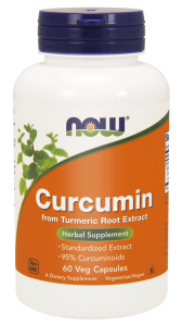 NOW Foods Curcumin – Kurkumina ekstrakt – 60 kaps Kurkuma