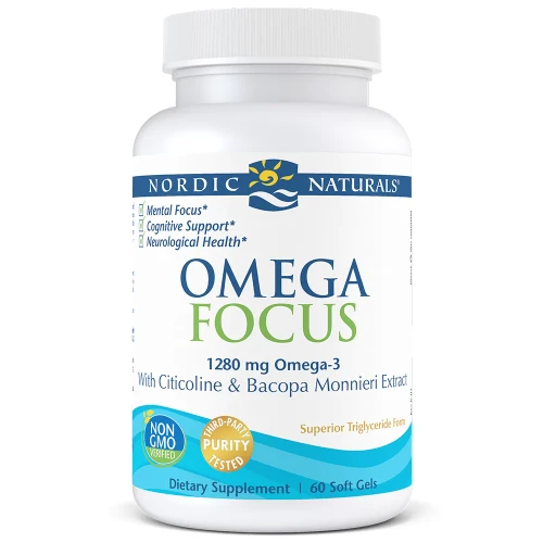 Nordic Naturals Omega Focus Citicoline Bacopa Cytikolina