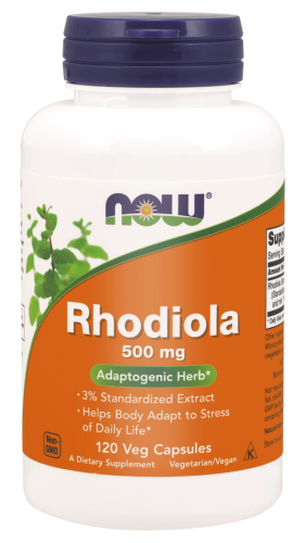 NOW Foods Rhodiola Różeniec Górski 500mg 60kaps