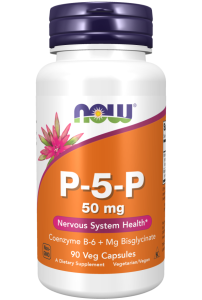NOW Foods P-5-P 50 mg Veg 90 Caps B6 B-6 