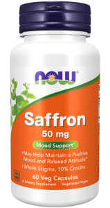 NOW Foods Saffron 50 mg Veg Caps Szafron