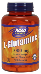 NOW Foods L- glutamina – 1000 mg – 120 kaps