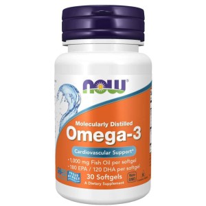NOW Foods Omega 3  /  30 kaps  