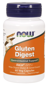NOW Foods Gluten Digest Enzymy – 60 kaps Amylaza  