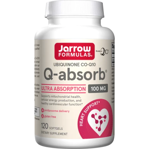 Jarrow Formulas Q-absorb® - 100mg Q10 koenzym 120kaps