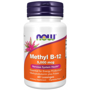 Now Foods  Witamina B12 5000 mcg 60 pastylek Metylokobalamina