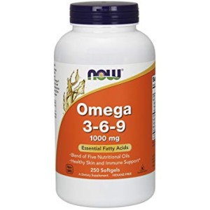NOW Foods Omega 3-6-9, 1000 mg 250kaps