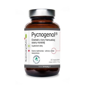 kenay Pycnogenol® Ekstrakt z kory francuskiej sosny morskiej (30 kapsułek)