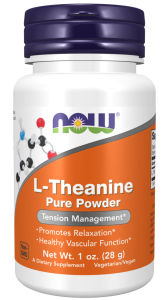 NOW Foods L-Theanine Powder Teanina Proszek