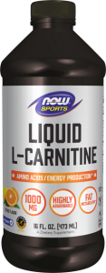 NOW Foods L-Carnitine Liquid 1000 mg, Citrus L-karnityna w płynie