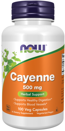 NOW Foods Cayenne 500 mg Veg Caps