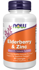 NOW Foods Elderberry & Zinc Czarny bez Cynk 90kaps