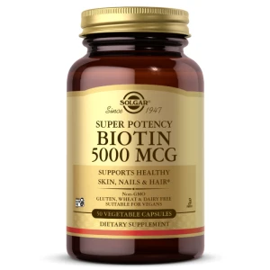 Solgar BIOTIN 5000 MCG VEGE Biotyna 5mg