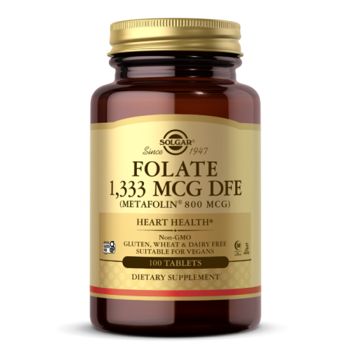 Solgar FOLATE 1,333 MCG  250 tab DFE Metafolin 800 MCG Folian kwas foliowy
