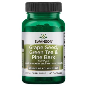 Swanson Grape seed, green tea, pine bark, sosna