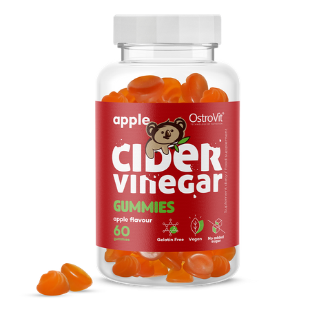 OstroVit Apple Cider Vinegar Gummies 60 sztuk jabłkowy ocet 