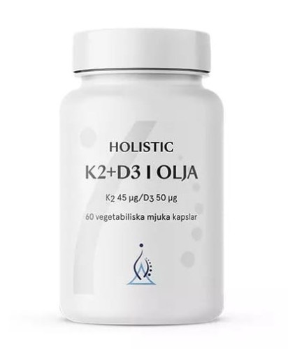 Holistic K2+D3 - vitamina i olja olej kokosowy Witamina K-2 D-3