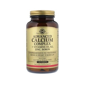 Solgar Advanced Calcium Complex +D3 K2 cynk boron