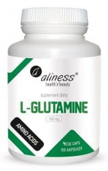 ALINESS L-Glutamine 500 mg x 100 Vege Glutamina