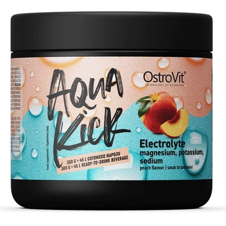Ostrovit Aqua Kick Electrolyte 300 g Elektrolity Potas Sód Magnez