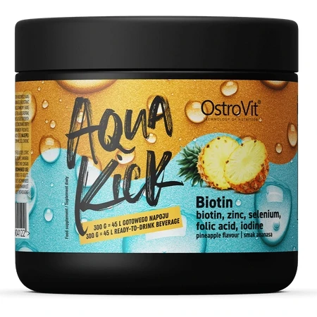 OstroVit Aqua Kick Biotin 300 g Biotyna Cynk Selen