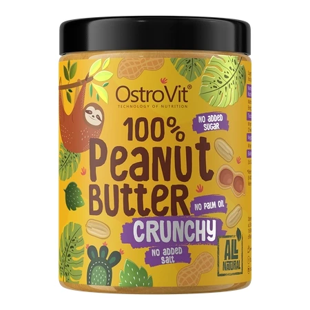 OstroVit 100% Krem Orzechowy 1000 g chrupiący