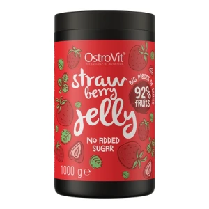 OstroVit Strawberry Jelly Owoce w żelu 1000 g truskawkowy