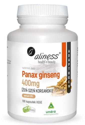 Aliness Panax Ginseng (żeń szeń koreański ) 400mg