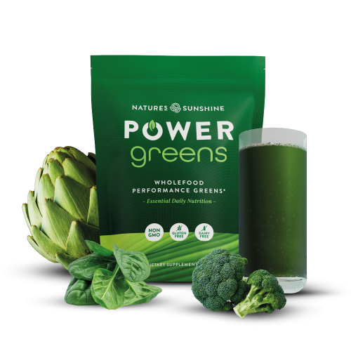 Nature's  Sunshine Power Greens (450g) Enzymy Warzywa Owoce Algi Witaminy