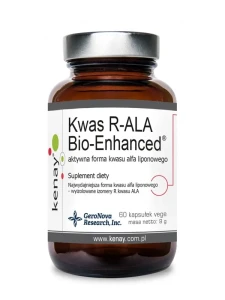 KENAY Kwas R-ALA Bio-Enhanced® aktywna forma kwasu liponowego (60 kapsułek) 