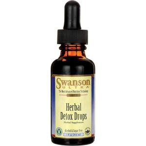  Swanson Herbal Detox Drops 29,6ml Koper Karczoch Melisa