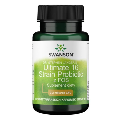   Swanson Ultimate 16 strain Probiotyki - 60kaps probiotyk 