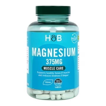 Holland & Barrett Magnesium 375mg 180 Tablets Magnez