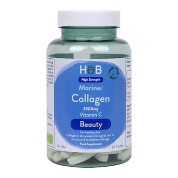Holland & Barrett Marine Collagen with Vitamin C 90 Tablets Kolagen Witamina C