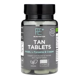 Holland & Barrett Tan Tablets 60 Caplets PABA Tyrozyna miedź