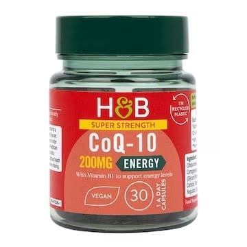 Holland & Barrett Super Strength Co-Q10 200mg 30 Capsules Koenzym A10