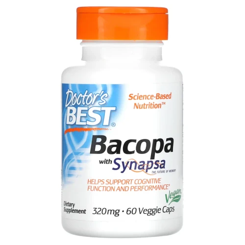 Doctor's Best Bacopa with Synapsa, 320 mg, 60 Veggie Caps Bakopa