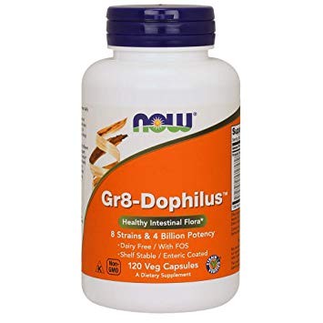  NOW Foods Gr8 Dophilus™ – Probiotyk 8 szczepów 120 kaps 